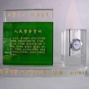 水晶辦公用品